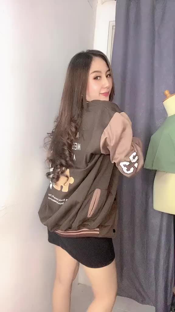 A CHOOK JAKET BASEBALL WANITA OVERSIZE | VARSITY JAKET WANITA | JAKET BASEBALL TERLARIS