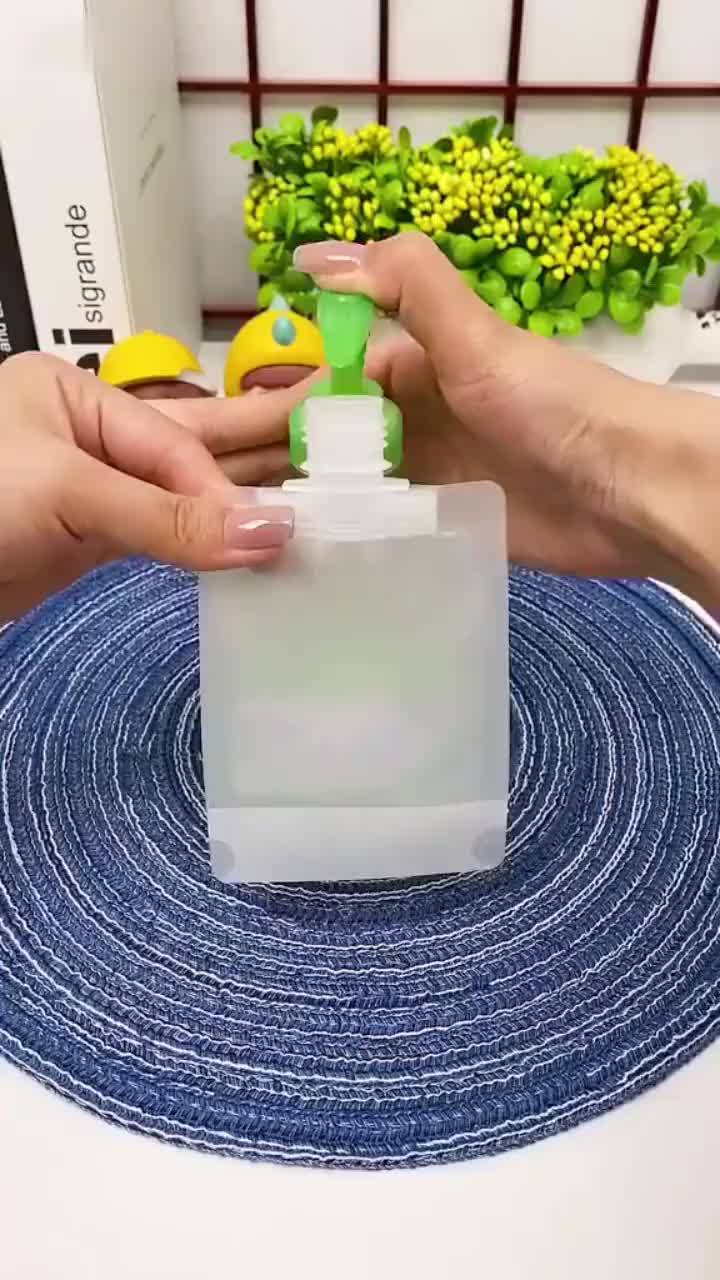 BOTOL REFILL TRAVELLING PLASTIK TRANSPARAN BOTOL ISI ULANG SABUN CAIR SHAMPO LOTION - BDC