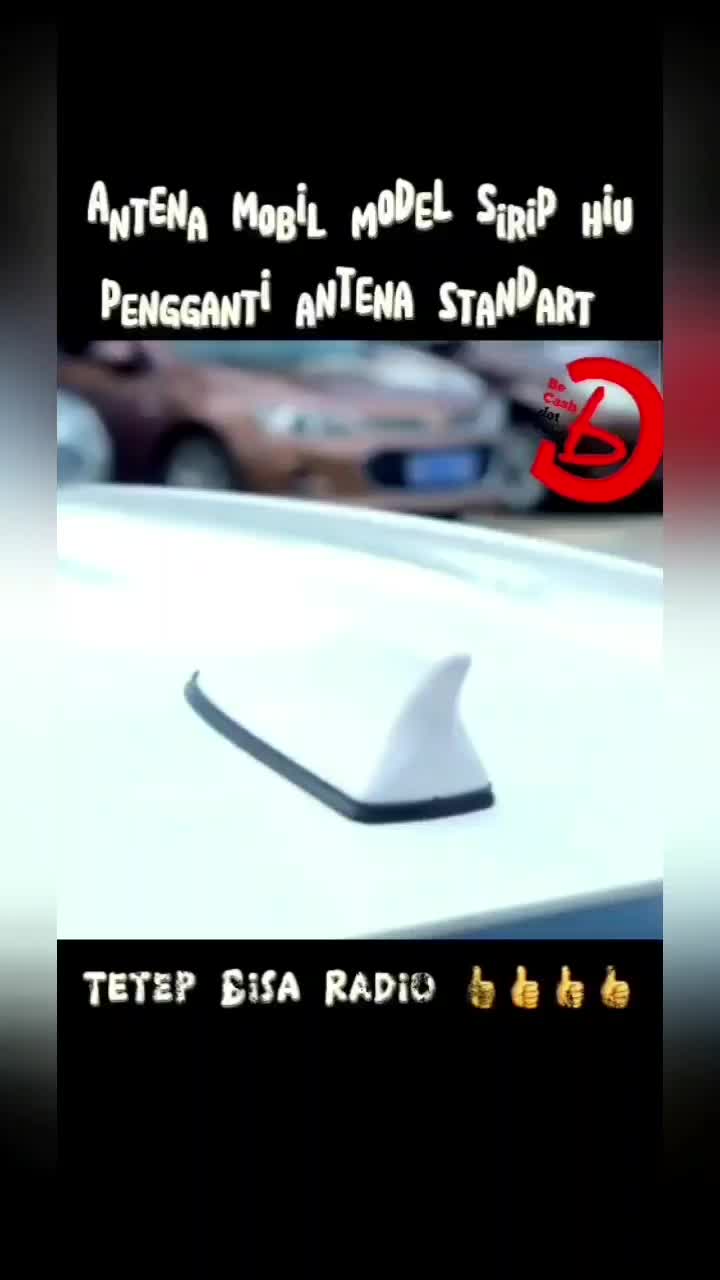 Antena Mobil Hybrid model Sirip Hiu "Tetep Bisa Sinyal Radio" - CEK DESKRIPSI