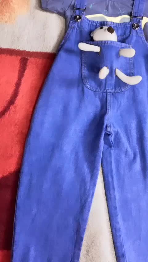 Celana Overall Anak Perempuan 2025 - Pengait Besi - Size M/L/XL/XXL - Laki-Laki, Newborn, Lengan, Bayi, Katun