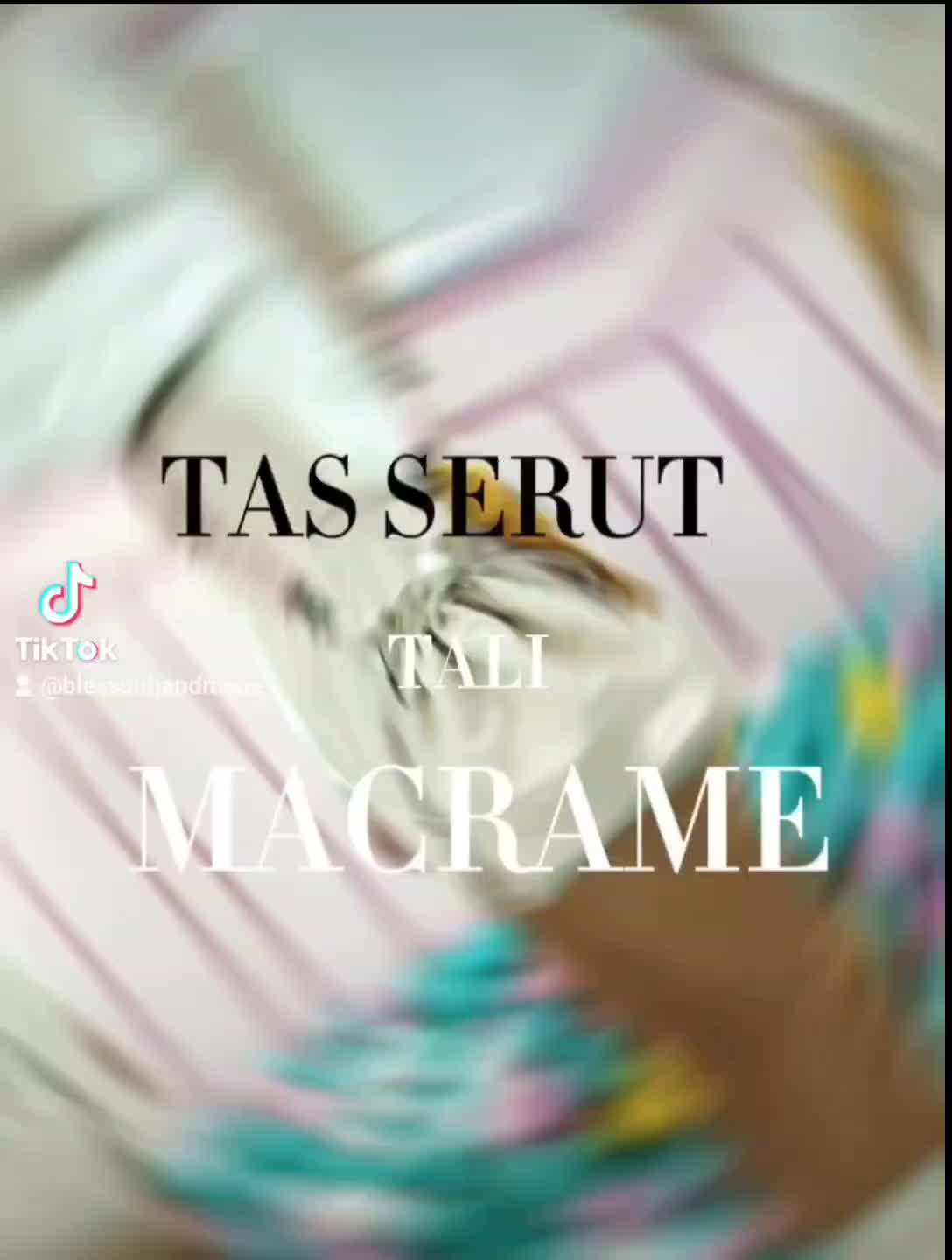 tas serut kanvas tali macrame by blessun handmade / tas selempang kecil dengan tali macrame / tas vintage / dumpling bag viral model terbaru murah Corduroy