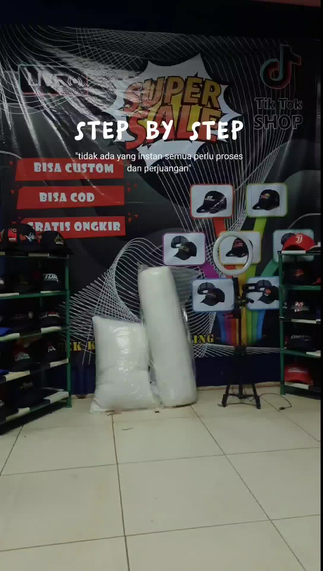 Topi jaring tracker bisa pesan desain gambar suka-suka Topi Bisbol