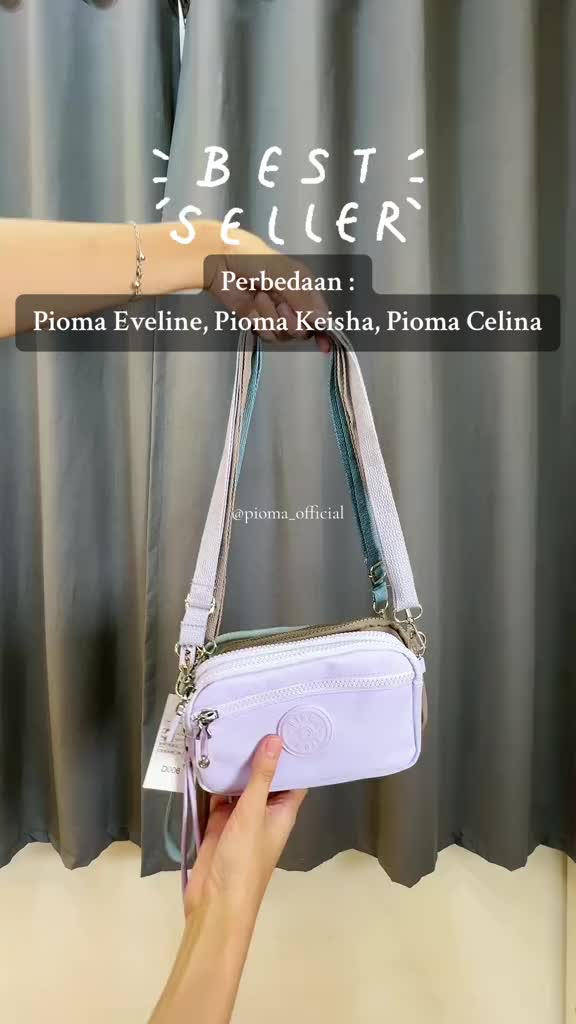TAS SELEMPANG WANITA / TAS NYLON / TAS HP WANITA / PIOMA EVELINE