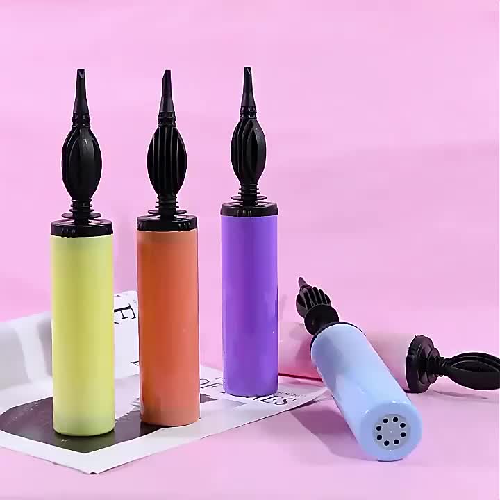 Pompa Balon Tangan  Manual Hand Pump Mini Portable Alat Pompa Tiup Angin Balon Bola Pelampung Renang Serbaguna Peniup Balon Latex Dan Foil