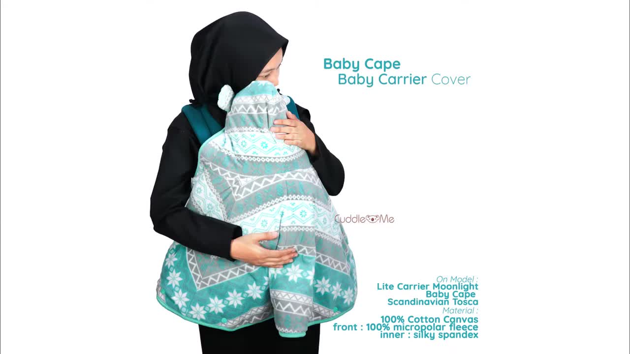 Baby Cape Cuddle Me Jaket Bayi Multifungsi / Jaket Bayi Bolak Balik / Kado Bayi Mantel Selimut Bayi