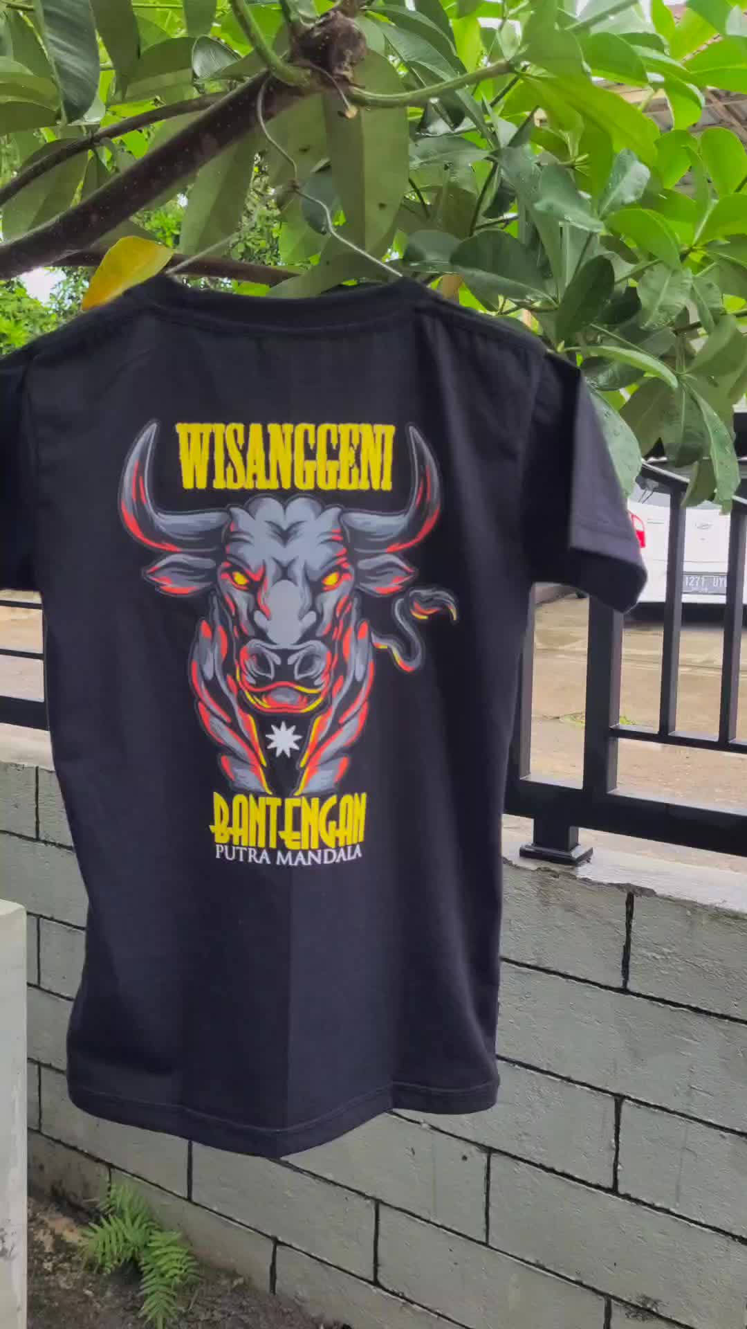 Kaos Anak Umur 1-13 Tahun Bantengan Mberot Putra Mandala Lengan Pendek