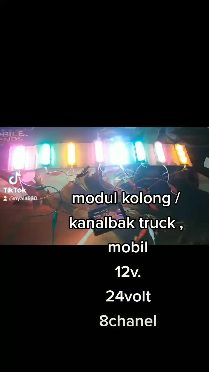 Set modul led mobil kolong bak / kanal 8led 12v 24v 8chanel
