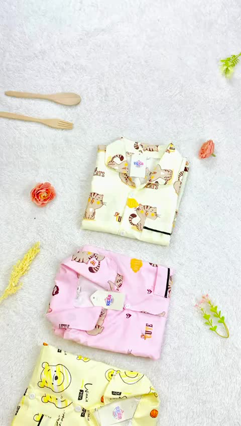 PIYAMA ANAK MOTIF BERUANG BAJU TIDUR ANAK MURAH LUCU By. Rerakids.id Fashion
