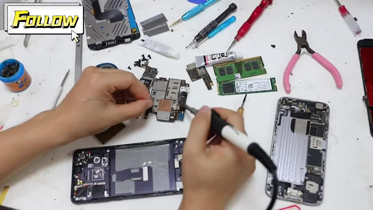 Alas Solder Silikon Magnetic untuk Service HP tahan suhu panas dan Anti Static / Mat Heat Resistant Magnetic