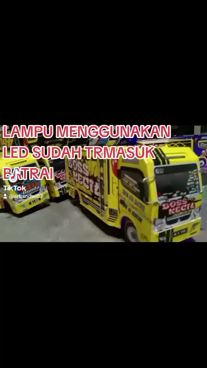 TRUK OLENG WAHYU ABADI FULL SET LAMPU TERPAL FULLSET Set Hadiah Control