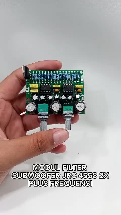 Modul 2x 4558 Filter Subwoofer Plus Frequensi