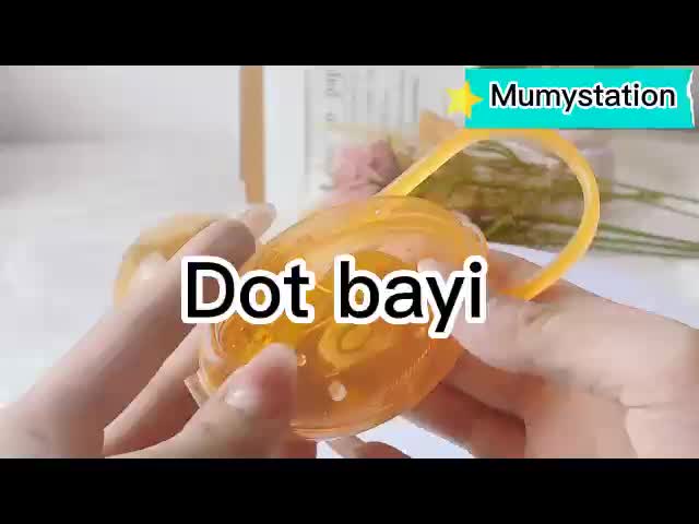 Dot bayi / baby pacifier/empeng bayi BPA FREE dengan rantai dan Kotak silicon empeng Pacifier