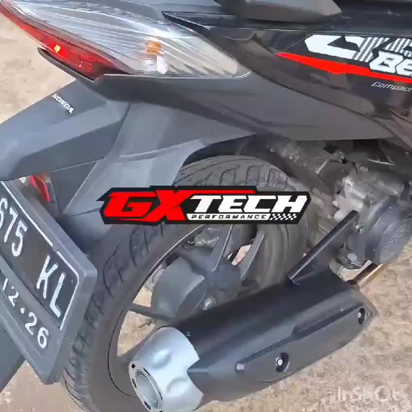 Knalpot Standar Racing GX-TECH SR-01 Matic Beat -Beat karbu -Genio -Beat deluxe -Beat fi -Beat esp -Beat pop -Beat street Suara No mberr Original GX TECH
