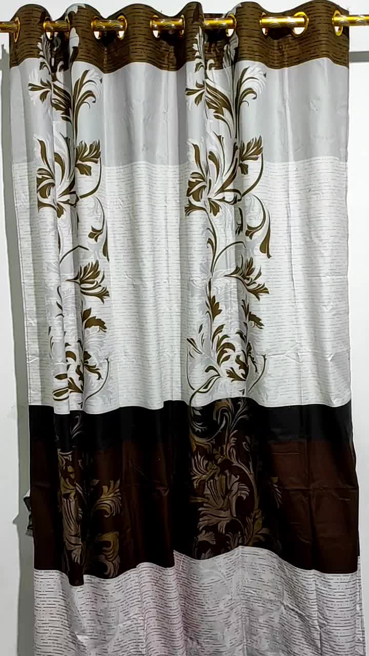 Gorden Smokering Motif Sanur Katun Microtex 130 x220cm / 110 x220cm - Curtain