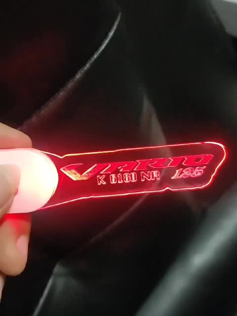 Gantungan Kunci Unik Led Custom siul/Ganci bunyi/ganci LED
