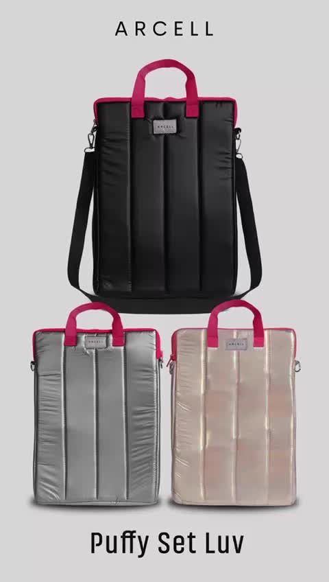 [BELI LOKAL] ARCELL - Tas Laptop Kekinian - Puffy Laptop Set Luv