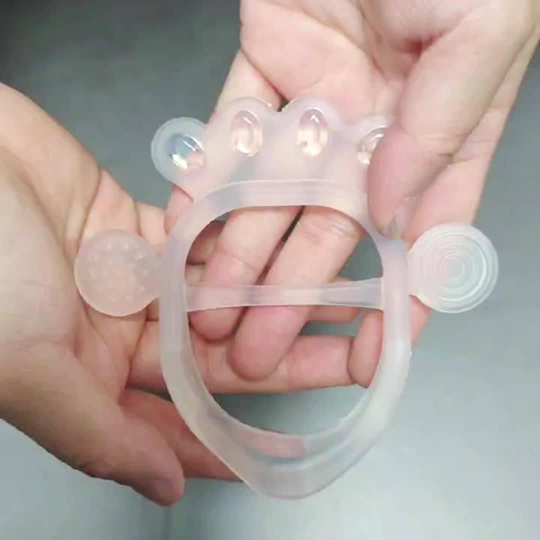 LAKOE Gelang bayi Gelang lem nano -silikon silikon menggigit kaki karet untuk mencegah tangan handbursement handbelt Gigitan Teether