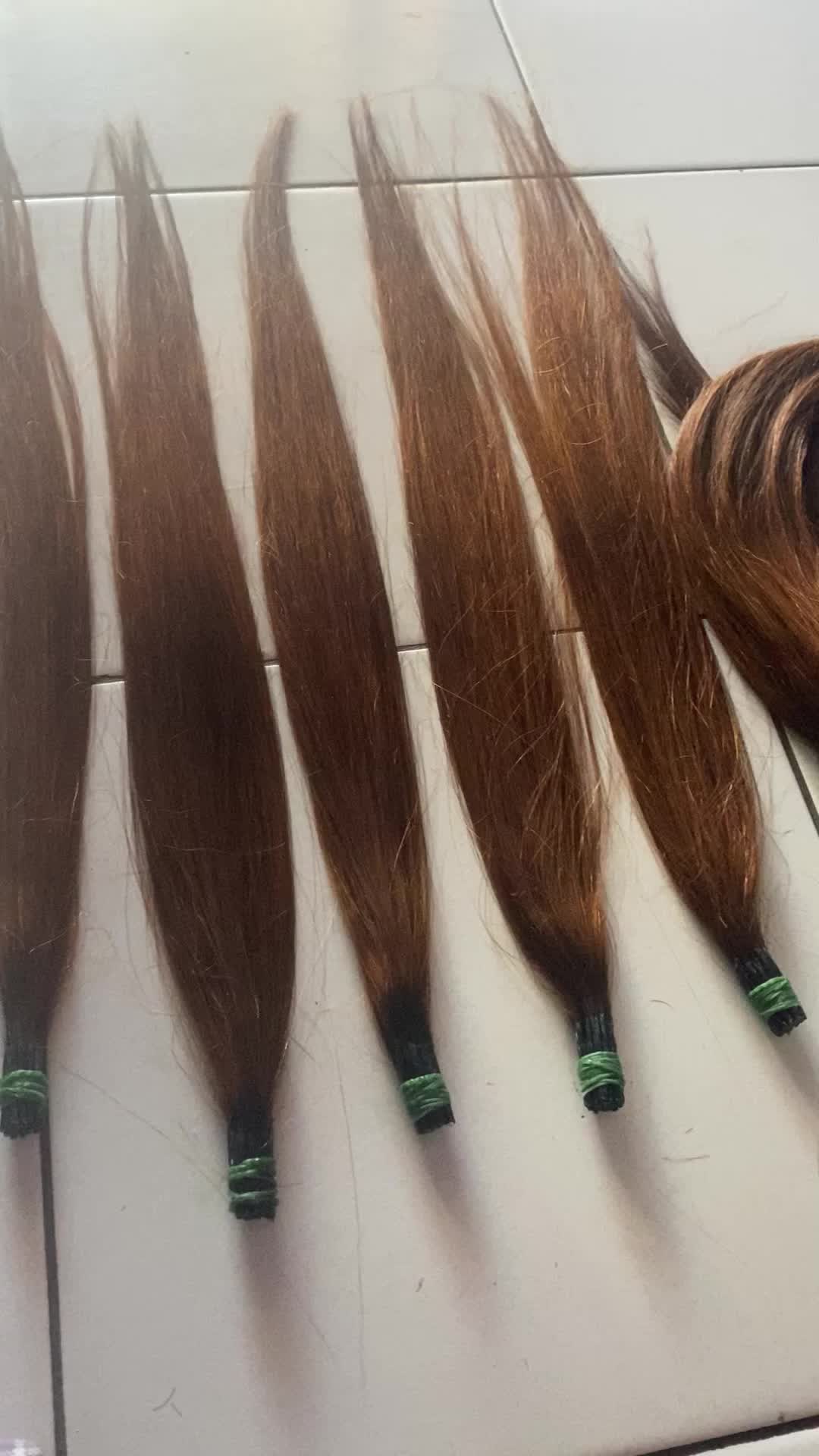 Rambut Sambung Coklat 60 centi