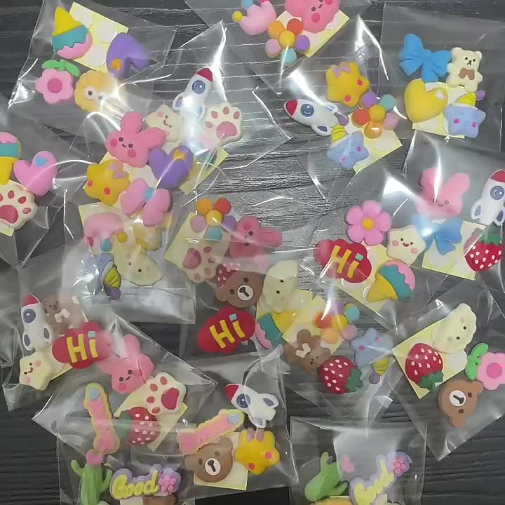 【COD】Stiker Cangkir Air 2D + 3D, Stiker 3D, Stiker Cangkir Termos Boneka 3D, Gesper Resin 3D, Stiker Telepon Kulkas DIY Paper Stationery