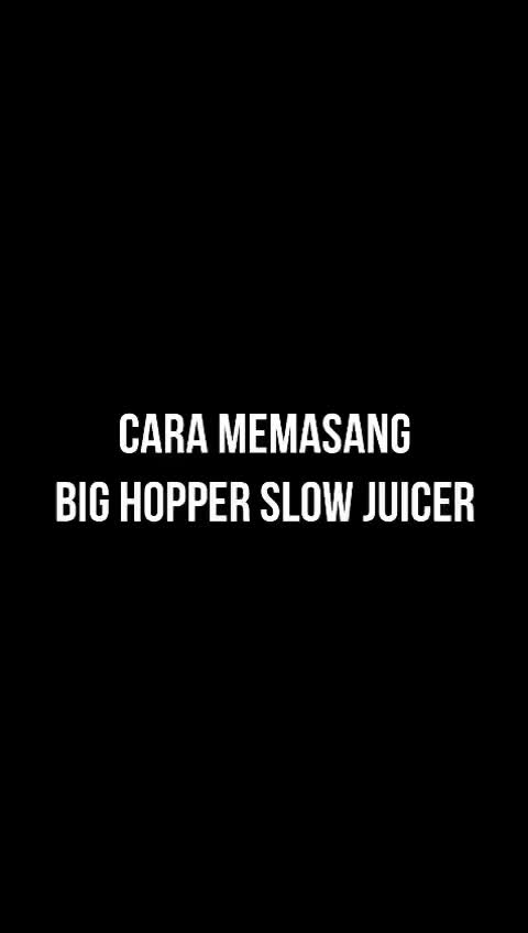 Big Hopper Slow Juicer Signora Berhadiah Langsung / Juicer Signora