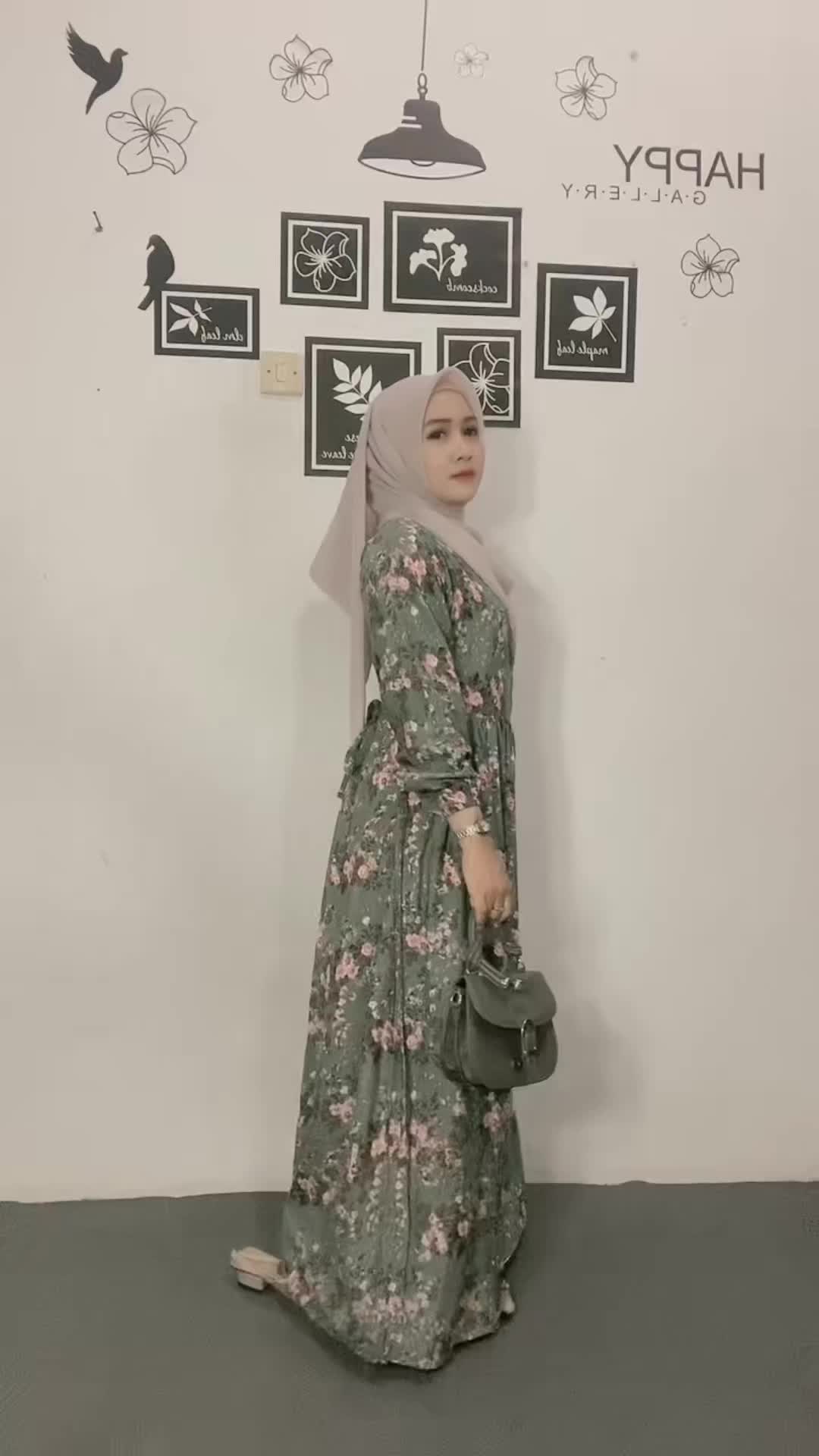 MIDI DRESS RAYON JUMBO LD 120/ HOMEYDRESS TERBARU S