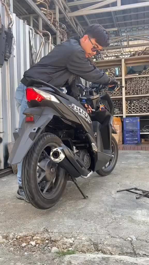 (1)Knalpot standar racing tsugigi copy TZM Project Racing Beat FI ESP Scoopy Fi ESP NMAX AEROX PCX MIO Karbu Motor Motorcycle Silincer