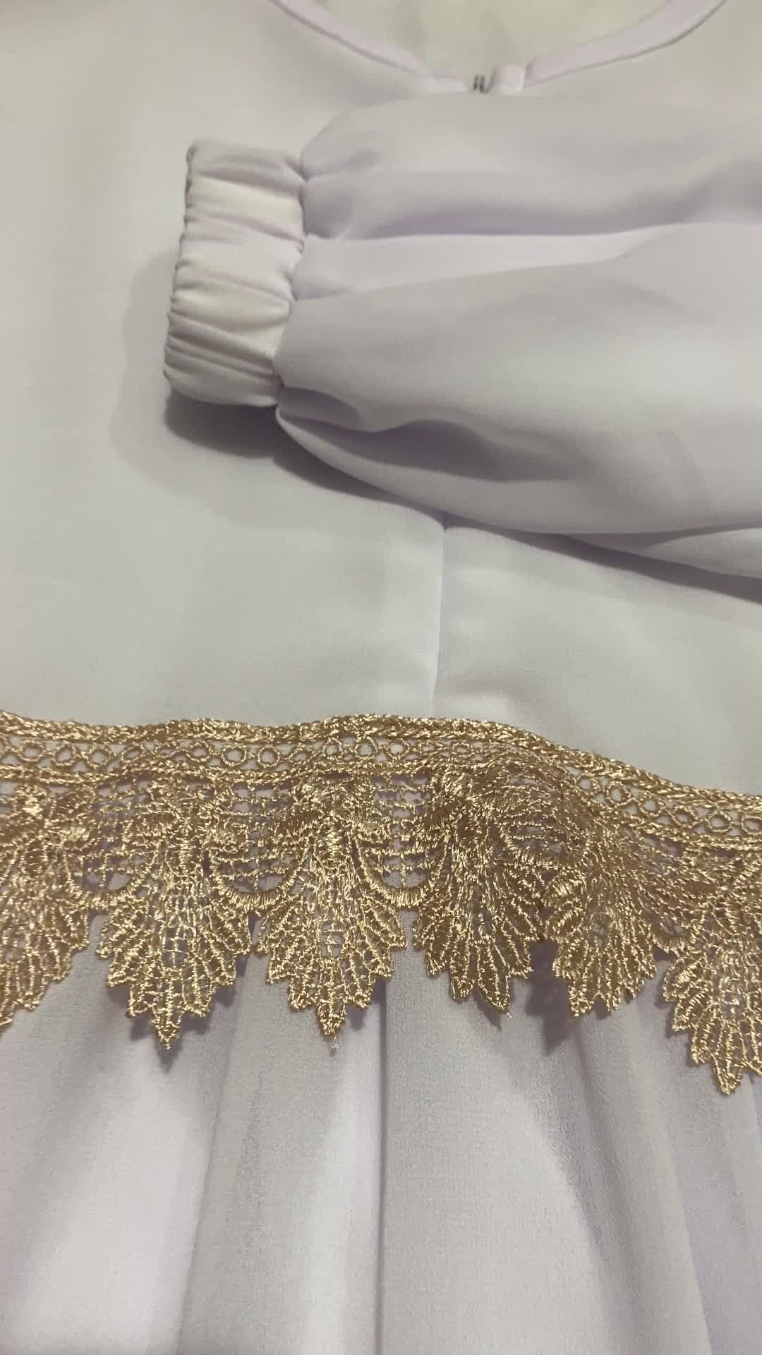 Gamis Anak Perempuan Set Hijab Dengan Renda Daun/Usia 2 sampaai 15 tahun Ceruty Lembut Muslim Syari Panjang