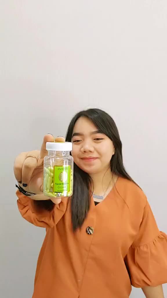 Bundling 2pcs Animate Facial Essence Serum Capsul Vitamin E Halal isi 60 kapsul