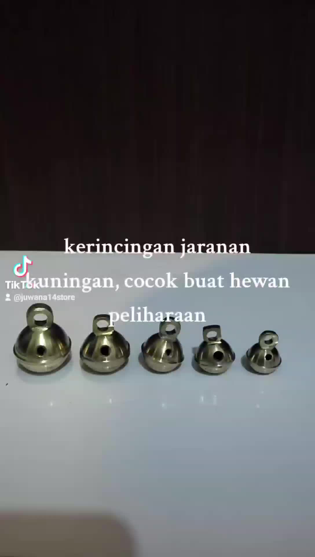 Kerincing Jaran Kuningan Cocok untuk Hewan Peliharaan - Satuan Per 1 Pcs