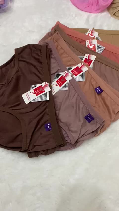 6 pcs dan 12 pcs celana dalam wanita dewasa esse Katun Cewek  Pendek Boxer