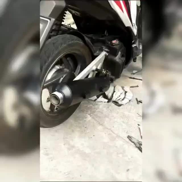 knalpot Standar Racing Copy CMS Suara Halus No mberrr, Beat, Mio, Vario, Scoopy, Pcx, Aerox, dll Asli Foto Motor Motorcycle Tempat wrcbeatdeluxe knalpotarm vario160 knalpotceklismio mrp