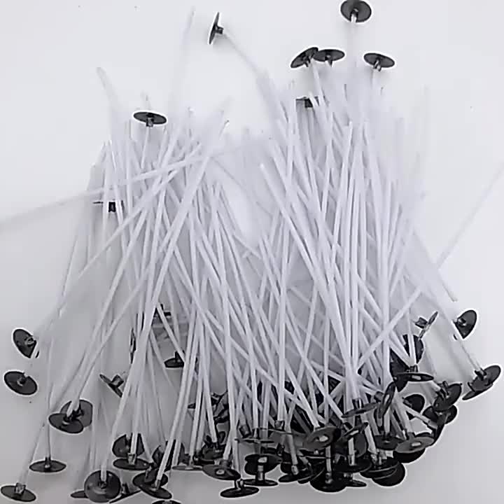 100pcs Sumbu Lilin Katun 10/15cm Cotton Candle Wick Candle Diy Sumbu Lilin Aromaterapi