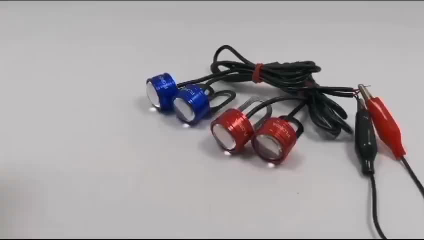 Lampu Mata Elang 3 Led 3 Mata Lampu Led Eagle Eye 3 Lensa Universal Mode Kedip Mata Elang Lampu Led Mata Elang Drl