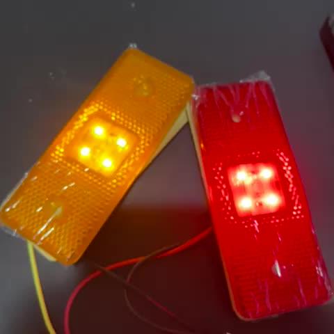 Lampu LED Mercy Kuning 12V 24V Side Marker Truk Kalimantan