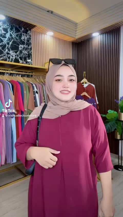 Daster AURA Lengan Pendek Semata Kaki Bahan Adem - KISH Collection - Busui, Airflow