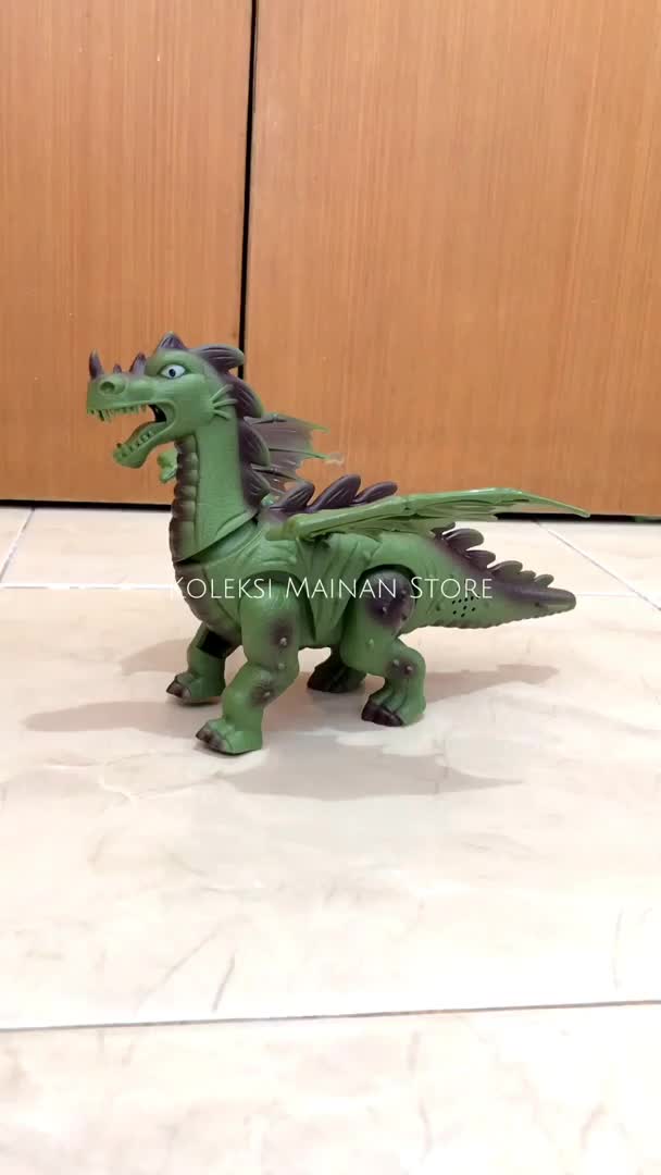 Mainan Anak Robot Dinosaurus Dragon Koleksi Dino Naga Sayap Elektrik Walking Dinosaurs