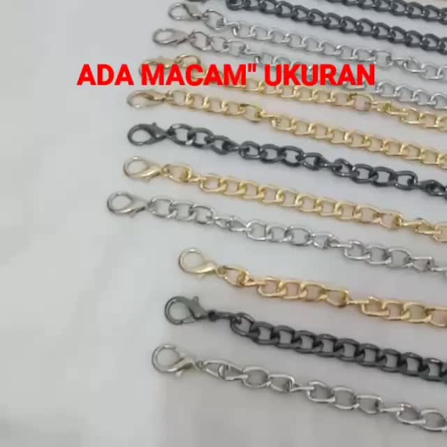 TALI TAS RANTAI ADA PENGAITNYA STRAP TAS SELEMPANG - KatteLaurents