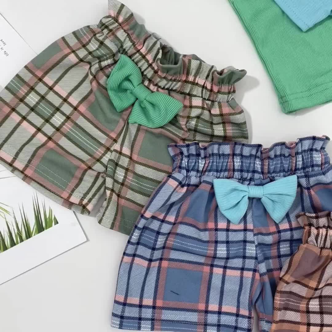 Set Anak Perempuan LUVACE Setelan Kaos Anak 0-4 Tahun BENNABABY