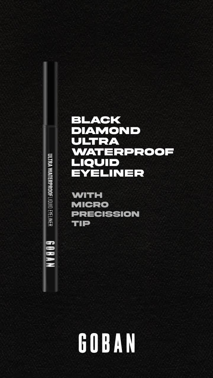 Goban Black Diamond Ultra Waterproof Liquid Eyeliner