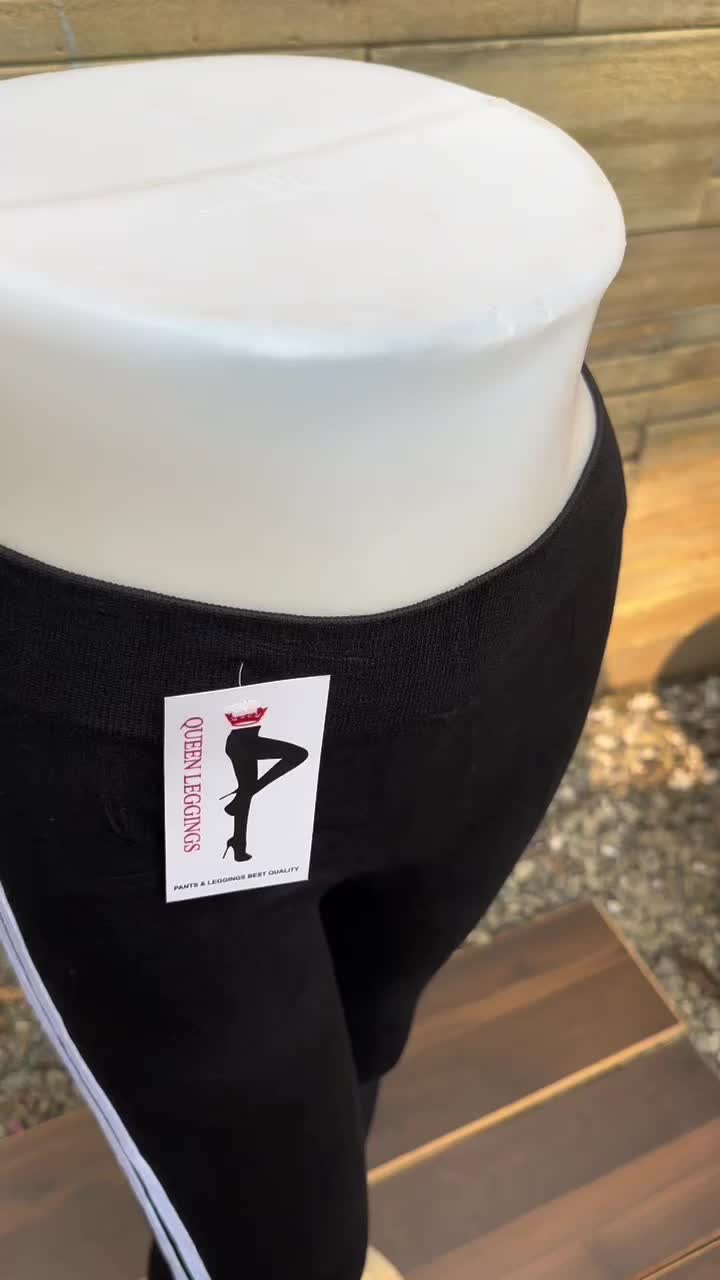 Legging panjang premium list putih all size