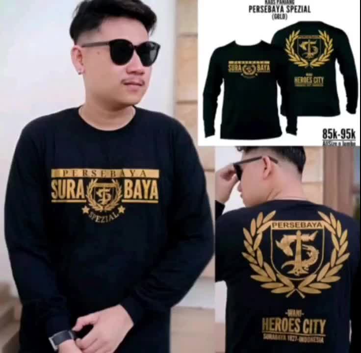 Kaos Lengan Panjang Persebaya Bonek Wani Spezial
