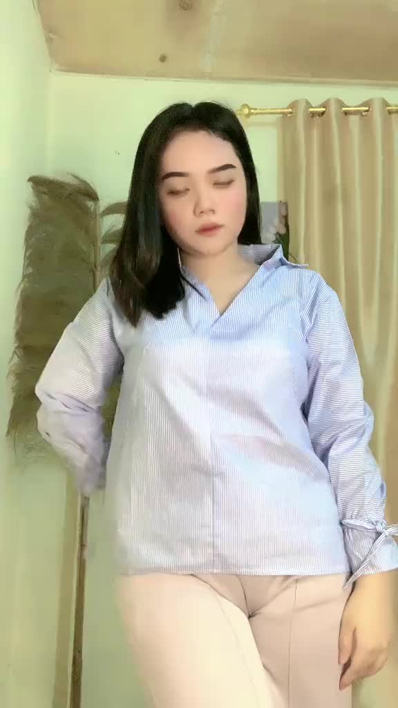 TASYA BLOUSE/ atasan wanita/atasan termurah/blouse stripe/belang