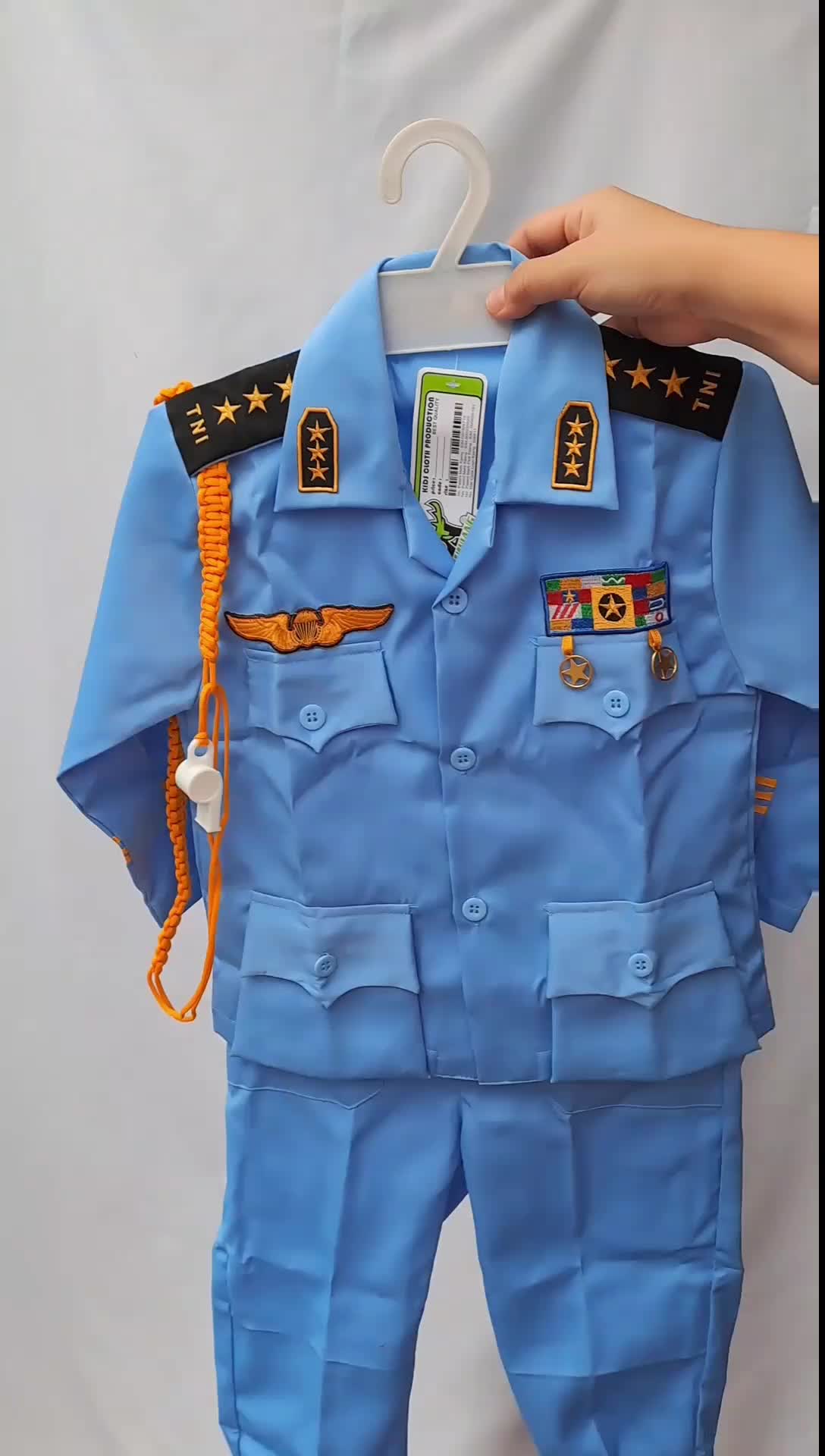 Baju Profesi Angkatan Udara / TNI AU anak Kemeja Fashion