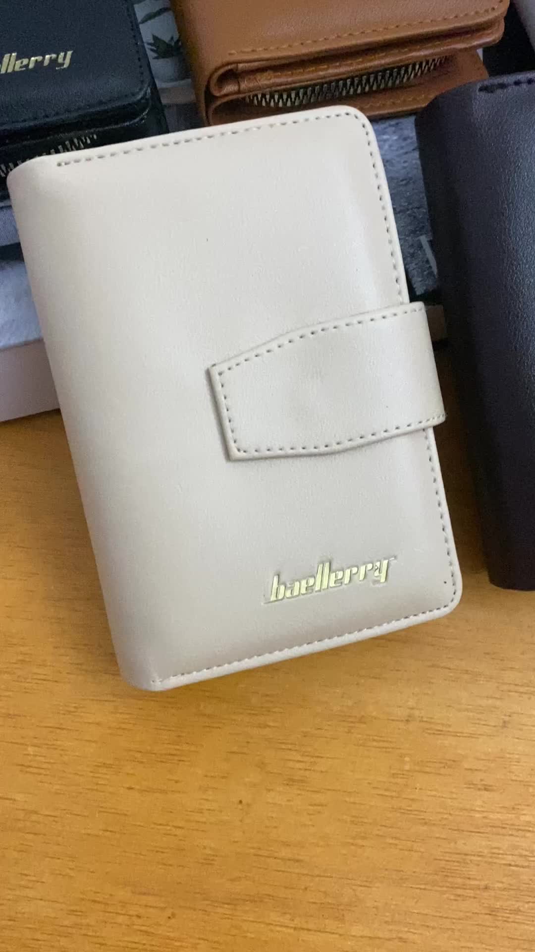 Amelbaghome Dompet Wanita BAELEKKU Motif Pendek Kartu Kulit Uang