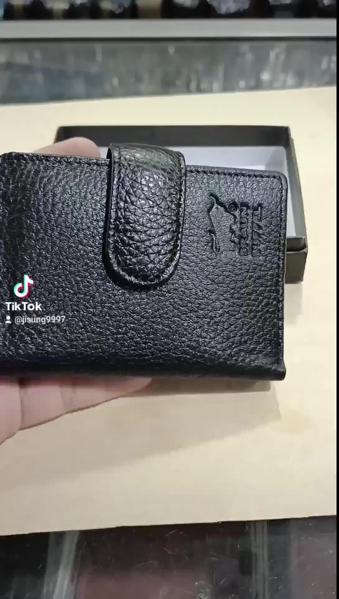 dompet kartu pria kulit sapi/dompet kartu wanita /dompet kartu kancing/ dompet kartu kulit sapi/ dompet cart holder Dewasa