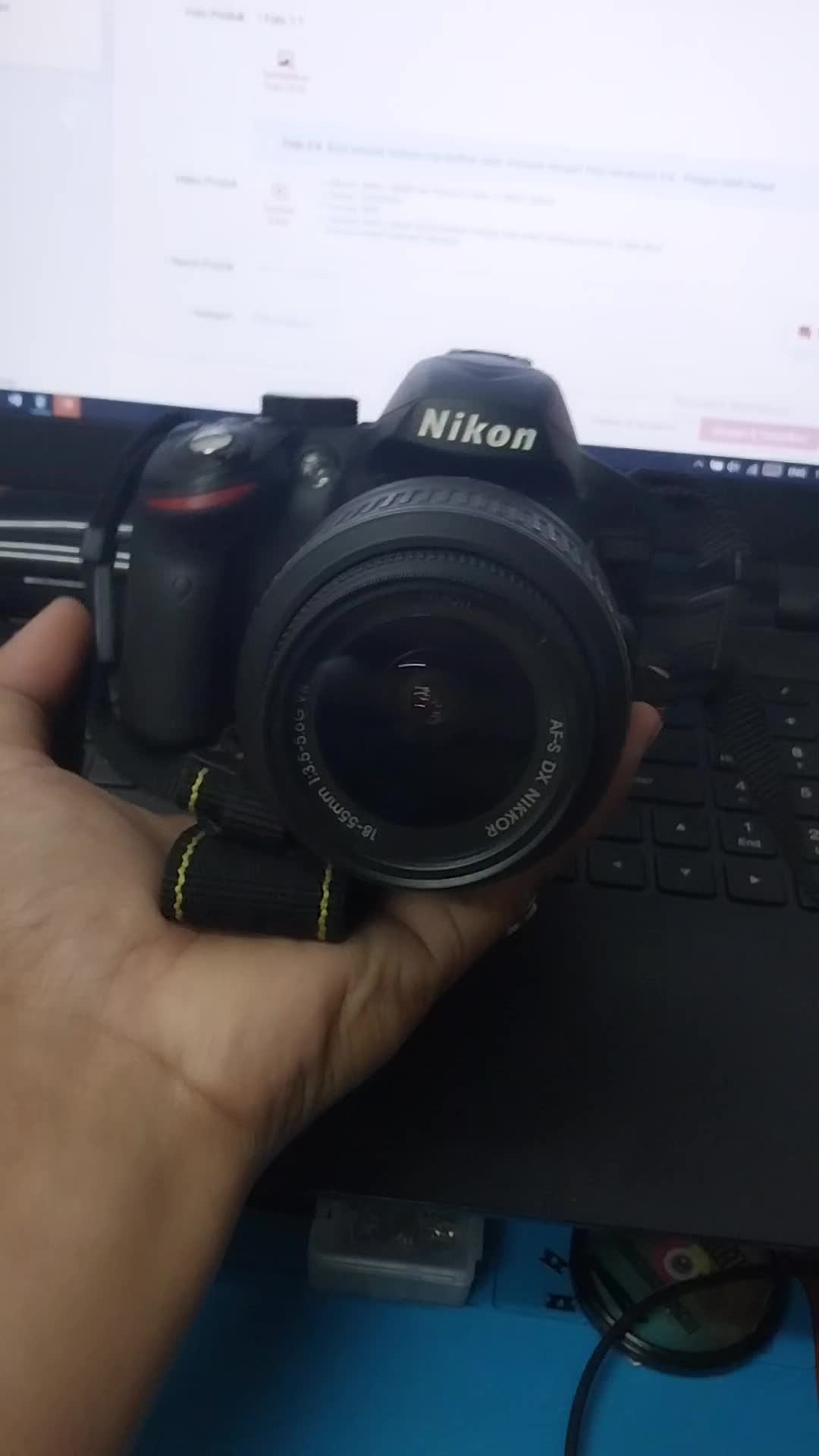 Kamera Camera DSLR Nikon D3200 Lensa kit AF-S 18-55 DX VR