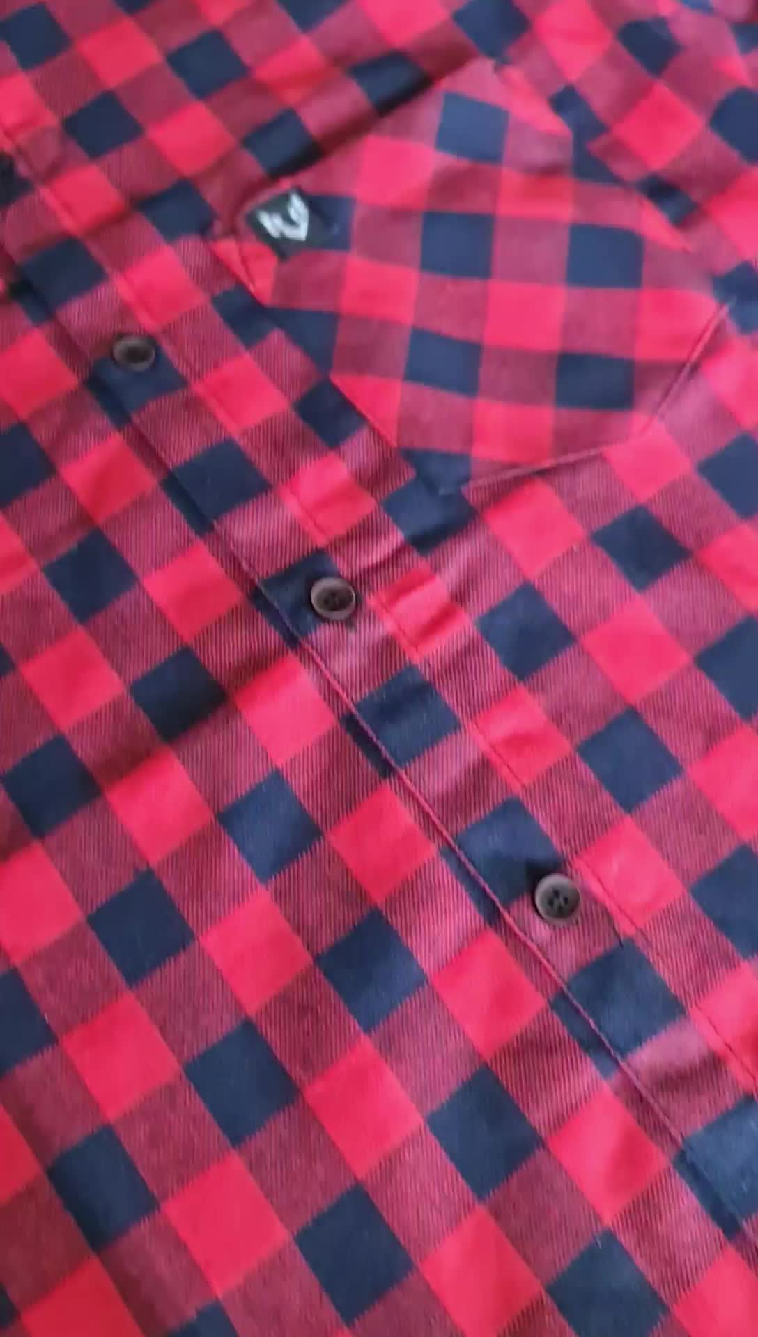 Baju Flanel Pria Tangan Pendek Hits Size XS DAN S Motif Kotak Slim-fitting