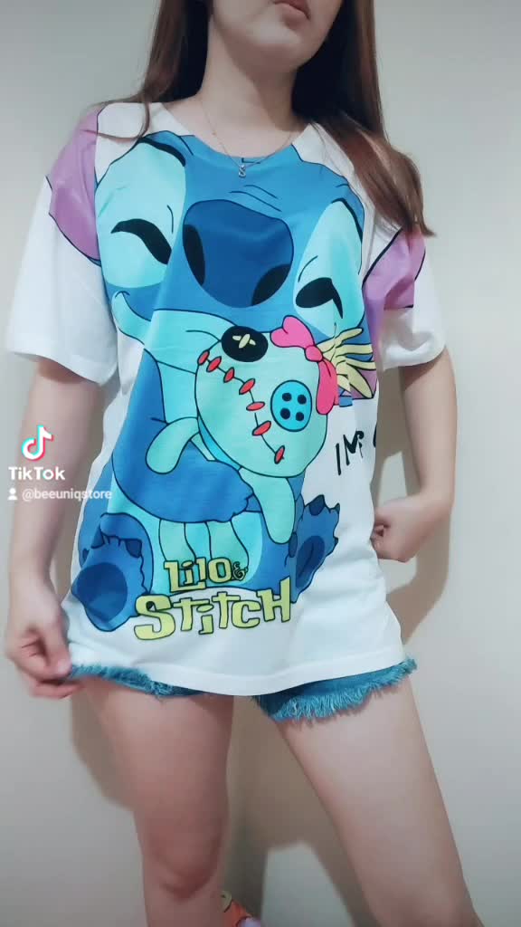BeeUniq Kaos Wanita dewasa Import Printing Donald Duck Tee / T-Shirt Atasan Donald Lembut Panjang Katun Baju