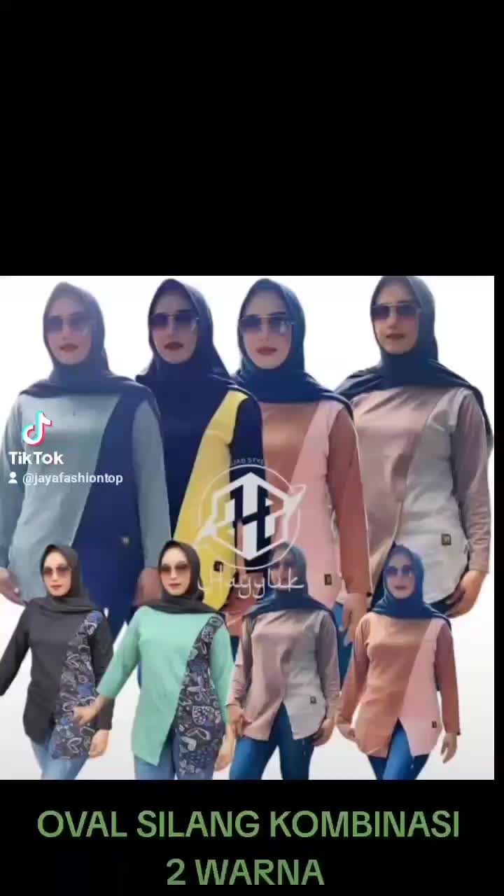 Kaos Wanita Elegan Hayylik Kaos Silang Reglan Lengan Panjang 7/8 Polos Motif Bunga Katun Combed Oval Atasan Lebaran Jaya Fashion Top Sablon Baju