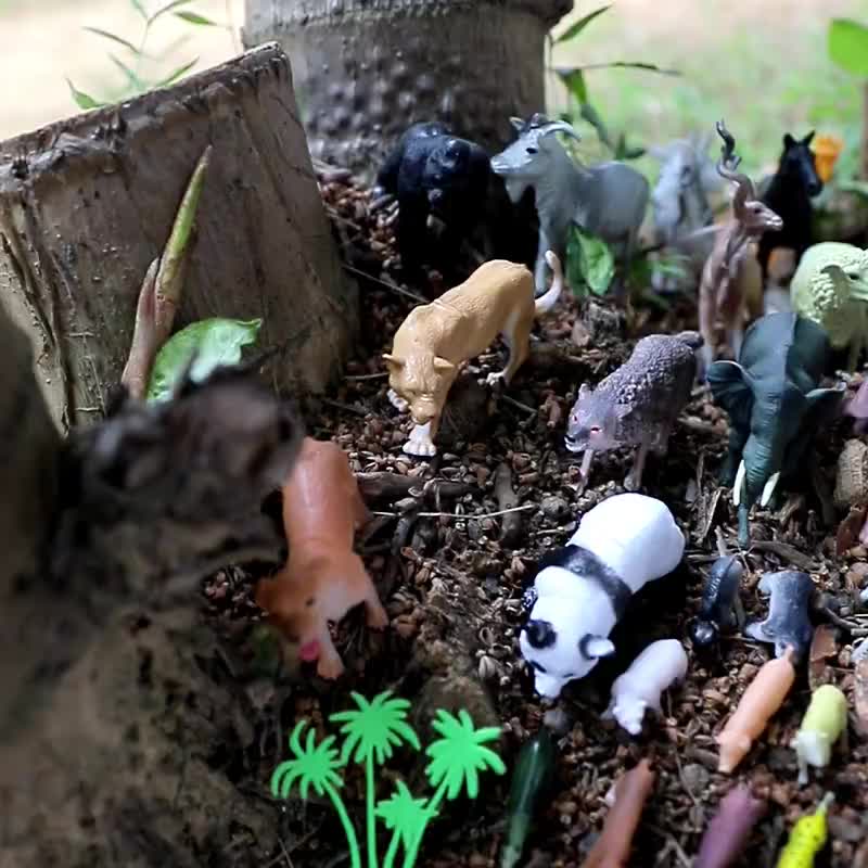 SNI BISA COD Mainan Anak Laki Laki Dinosaurus Miniature 52Pcs